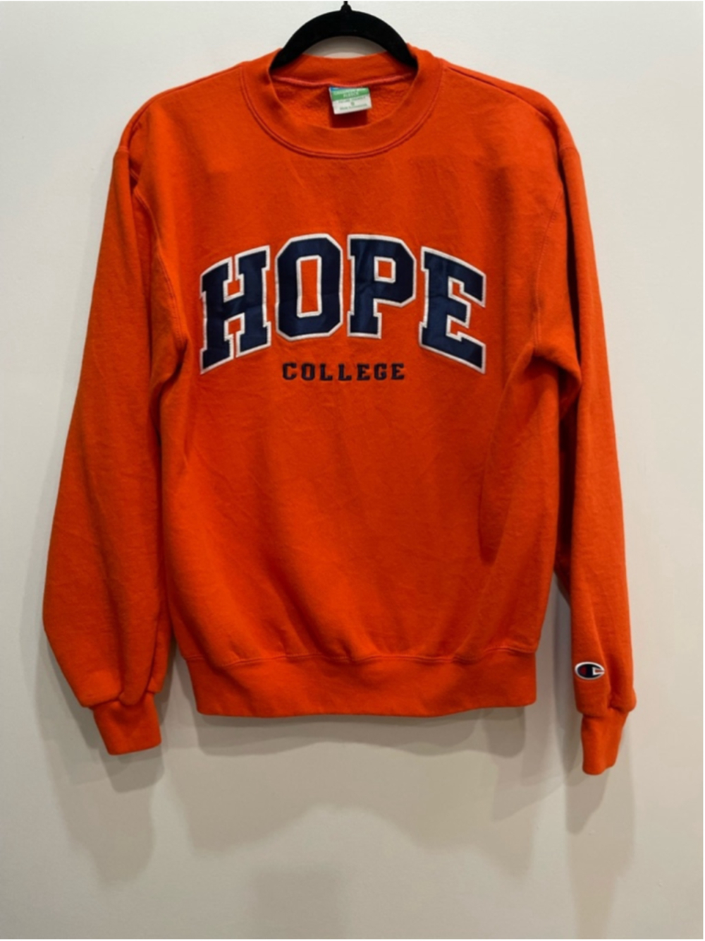 Champion Hope College Dutchmen Sweatshirt S Embroidered Preppy Collegiate